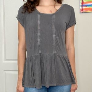 American Eagle Soft & Sexy Gray Top